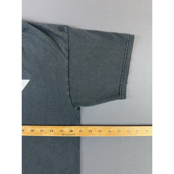 Vintage Y2K Quiksivler Surf Skate Board New York Logo Black Faded Large Promo T - Picture 9 of 10